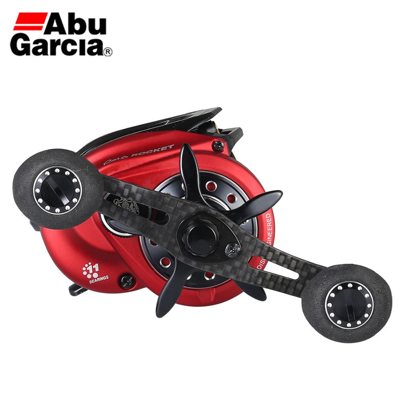 Carretilha Abu Garcia Revo4 Rocket - Recolhimento 10.1:1 - Drag de 8kg