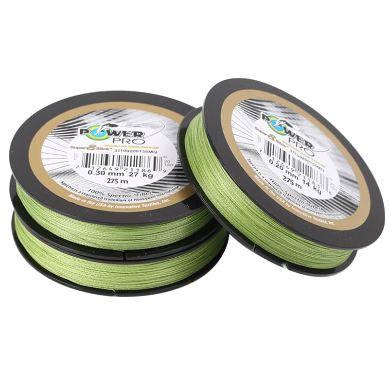 Linha Multifilamento Power Pro 8x Super Slick – 275 metros - 8 fios