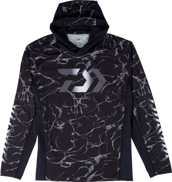 Nova Camiseta de Pesca DAIWA Lançamento 2023 - Com Capuz - Proteção Solar UV+50
