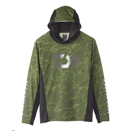 Nova Camiseta de Pesca DAIWA Lançamento 2023 - Com Capuz - Proteção Solar UV+50