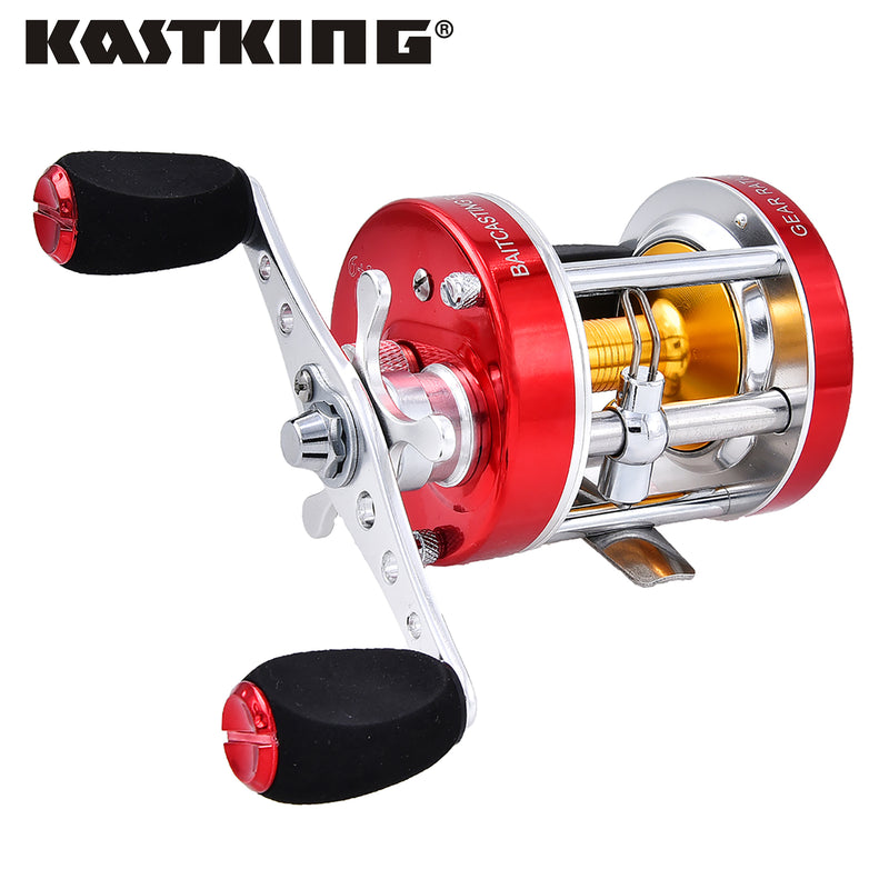 Super Carretilha de Perfil Alto Kastking Rover com 6 Rolamento