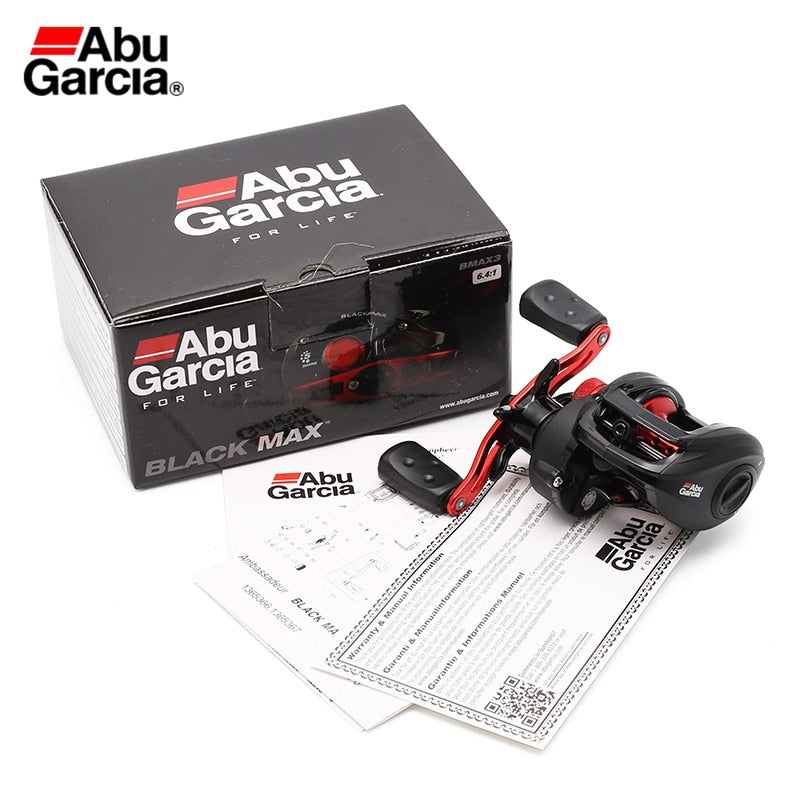 Carretilha Abu Garcia Black Max 3 – 8kg Drag – 5 Rolamentos - Original
