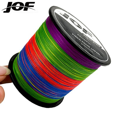 Linha Multifilamento de Pesca JOF 8x - 500 metros - 100% PE - Importada