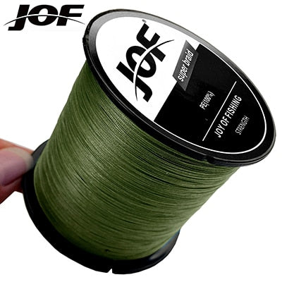 Linha Multifilamento de Pesca JOF 8x - 500 metros - 100% PE - Importada