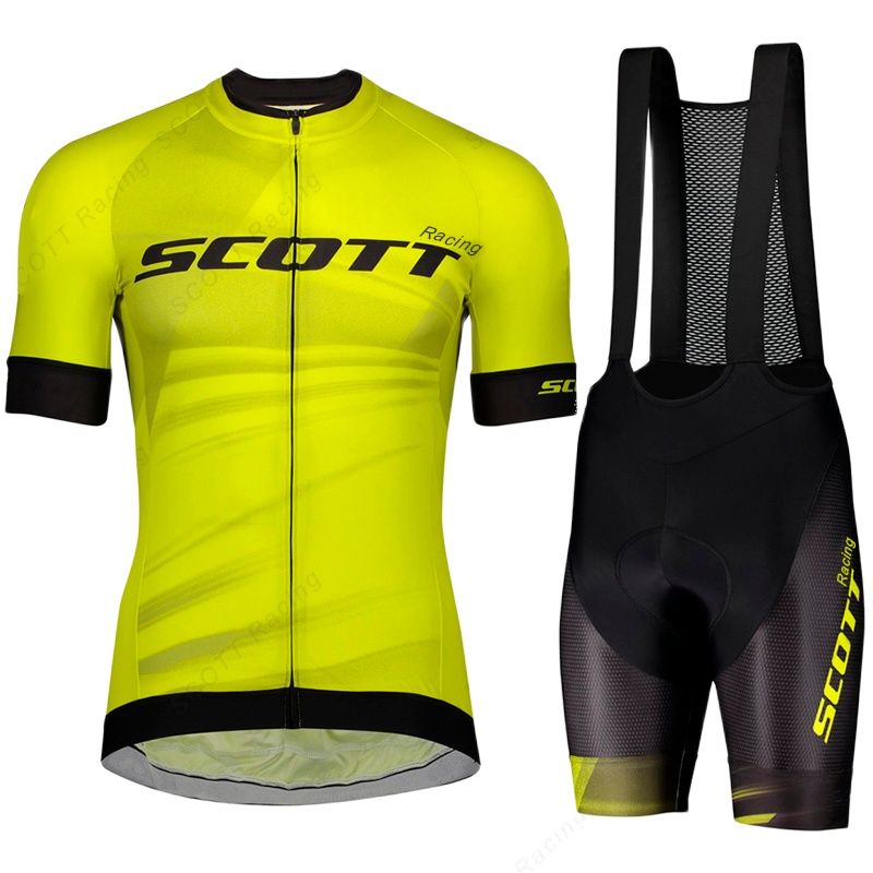 Conjunto de Ciclismo Scott Racing Spark 2022 (Camiseta + Bretelle) - Lançamento 2022