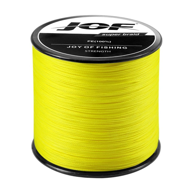 Linha Multifilamento de Pesca JOF 4x - 500 metros - 100% PE - Importada