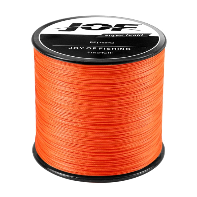 Linha Multifilamento de Pesca JOF 4x - 500 metros - 100% PE - Importada