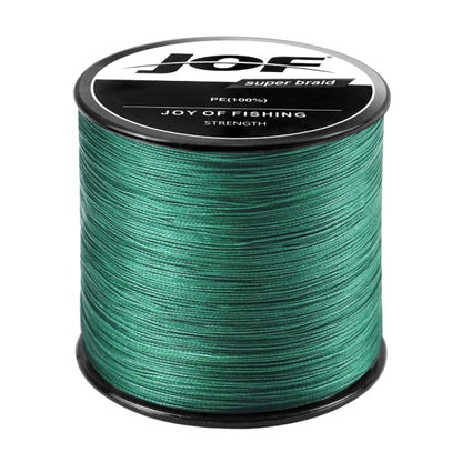 Linha Multifilamento de Pesca JOF 4x - 500 metros - 100% PE - Importada