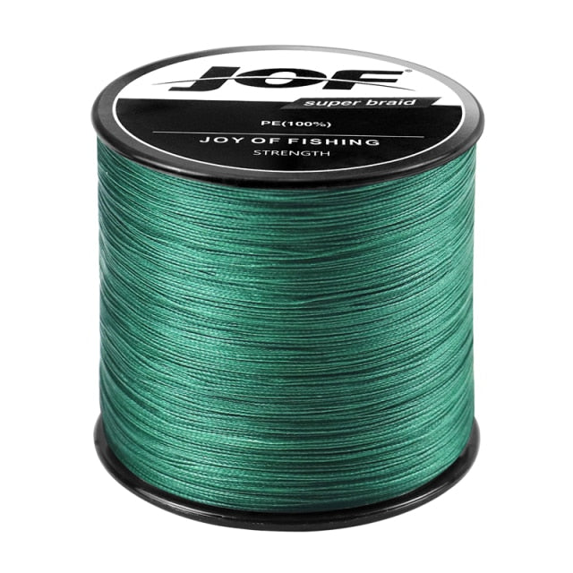 Linha Multifilamento de Pesca JOF 4x - 500 metros - 100% PE - Importada