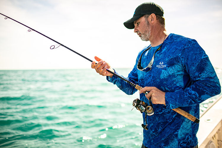 Novas Camisetas de Pesca Realtree Fishing 2022 Camo WAV3 – Proteção UV