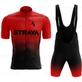 Novo Conjunto de Ciclismo Strava Team 2022 (Bretelle + Camiseta)