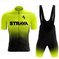 Novo Conjunto de Ciclismo Strava Team 2022 (Bretelle + Camiseta)