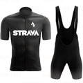 Novo Conjunto de Ciclismo Strava Team 2022 (Bretelle + Camiseta)