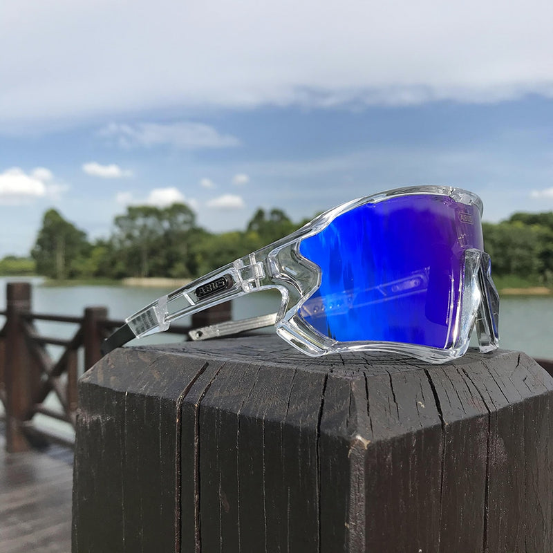 Novo culos de Ciclismo ABUS com 5 lentes Prote o UV 400 Unisex