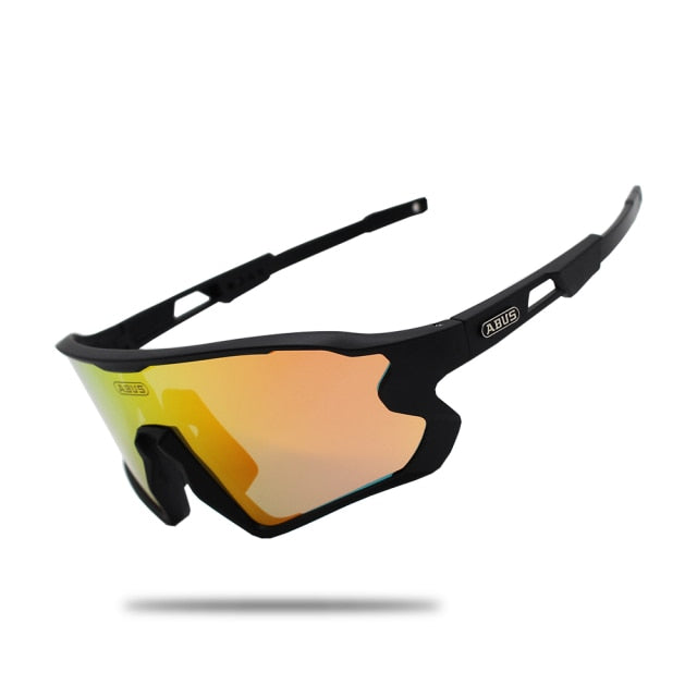 Novo Óculos de Ciclismo ABUS com 5 lentes – Proteção UV+400 - Unisex