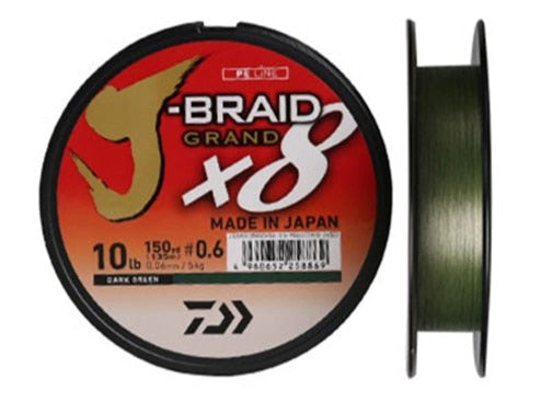 Linha Multifilamento DAIWA J-BRAID GRAND 300M - Made in Japan