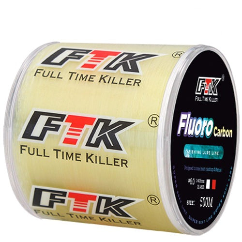 Linha de Fluorcarbon POWER LINE FTK Premium - 500 mts- Frete Grátis